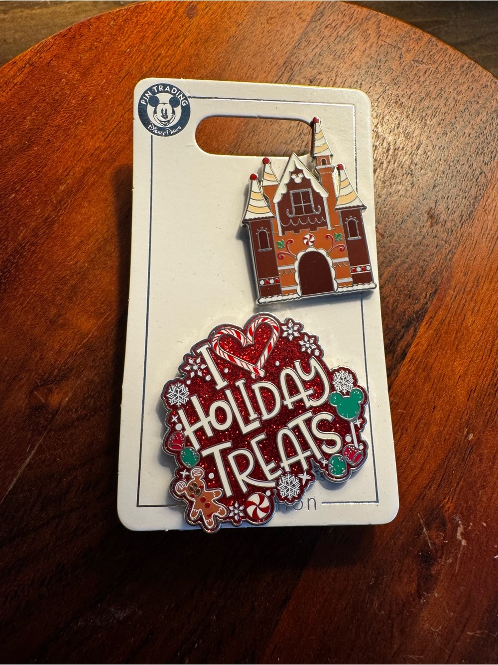 Disney Holiday Treats Enamel Pin Set - Red, Brown, Green, White